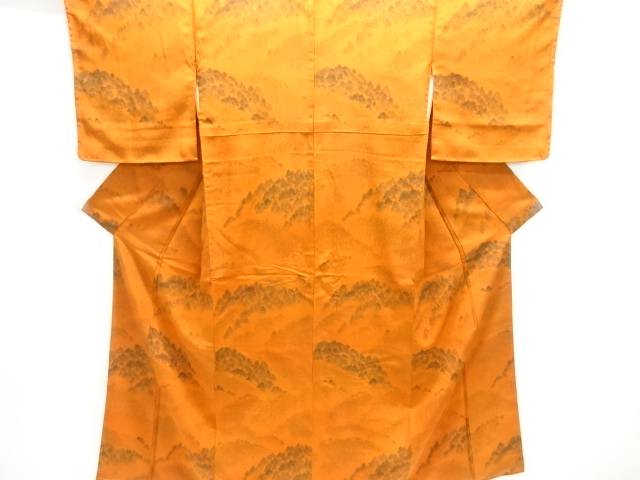 JAPANESE KIMONO / TSUKESAGE KOMON / UNUSED / DISTANT MOUNTAINS